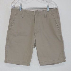 Old Navy* Men's 2" Belt Loop 4‎ Pocket Flat Front Casual Khaki Shorts~ Size 31